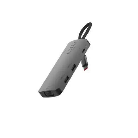 Bilde av best pris LINQ - 7in1 USB-C HDMI Adapter Triple Display MST - Elektronikk