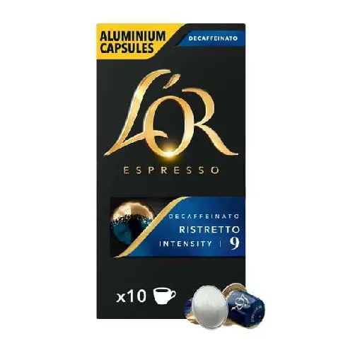 Bilde av best pris L'OR Capsules - Ristretto Decaffeinato - Coffee Capsules - 10 pcs - Mat og drikke