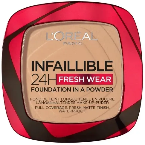 Bilde av best pris L'Oréal - Infaillible 24h Fresh Wear Powder Foundation - 140 Golden Beige - Skjønnhet