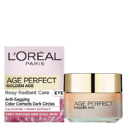 Bilde av best pris L'Oréal Paris Age Perfect Golden Age Rosy Eye Cream 15ml Hudpleie - Ansikt - Øyne