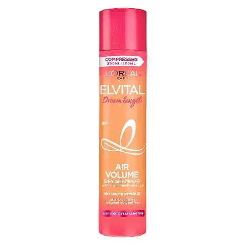 Bilde av best pris L'Oréal Paris Elvital Dream Air Volume Length Dry Shampoo 200ml Hårpleie - Styling - Tørrshampoo