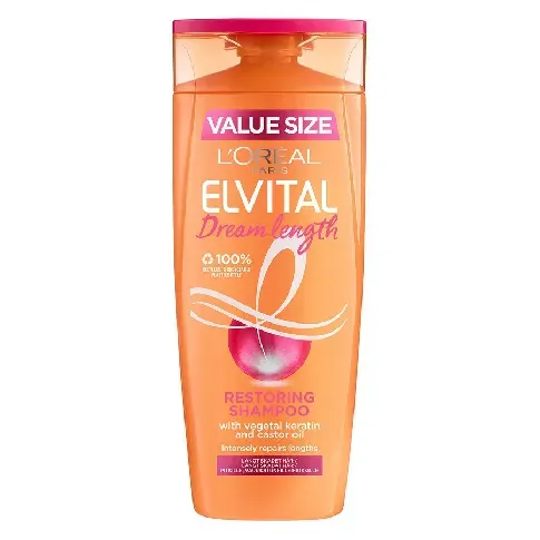 Bilde av best pris L'Oréal Paris Elvital Dream Length Shampoo 400ml Hårpleie - Shampoo