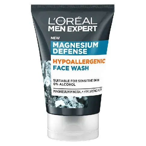 Bilde av best pris L'Oréal Paris Men Expert Magnesium Defense Hypoallergenic Face Wa Mann - Hudpleie - Ansikt - Rens