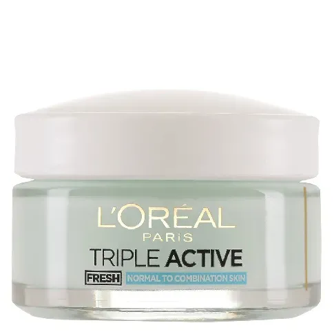 Bilde av best pris L'Oréal Paris Triple Active Fresh Day Cream 50ml Hudpleie - Ansikt - Dagkrem