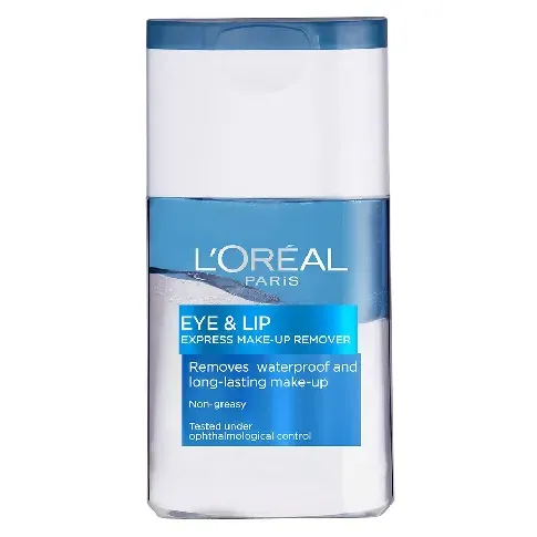 Bilde av best pris L'Oréal Paris Waterproof Eye & Lip Make Up Remover 125ml Sminke - Sminkefjerner