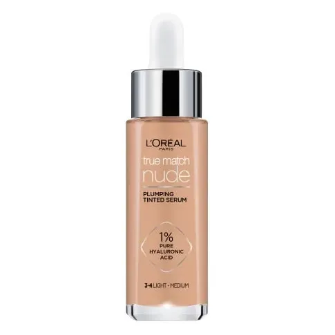 Bilde av best pris L'Oréal - True Match Nude Plumping Tinted Serum - Light-Medium 3-4 - Skjønnhet