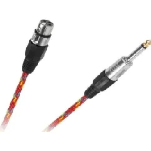 Bilde av best pris LP Microphone cable CANON socket-JACK plug 6.3mm 3m Hobby - Musikkintrumenter - Tilbehør