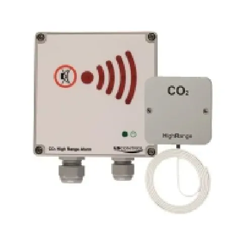 Bilde av best pris LS CONTROL CO2 High Range Alarm. Et komplet CO2-lækagealarmsystem til CO2-kølede køle- og fryserum med sensor og alarmboks. Diverse