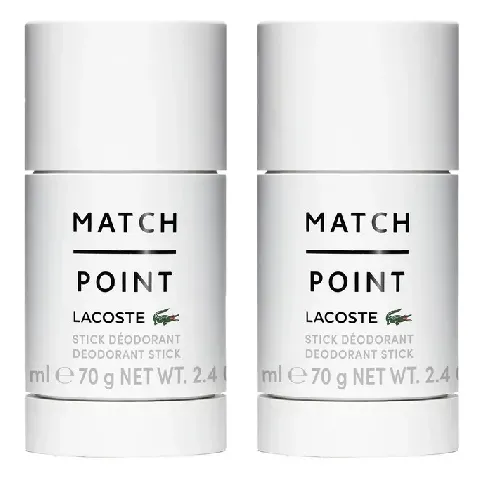 Bilde av best pris Lacoste - 2 x Match Point Deodorant Stick 75 ml - Skjønnhet