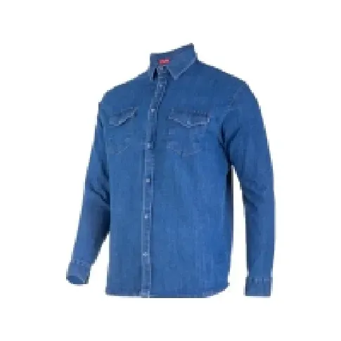 Bilde av best pris Lahti Pro Blue denimskjorte, 2xl, ce, lahti Klær og beskyttelse - Arbeidsklær - Arbeidsskjorter