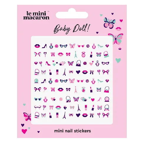 Bilde av best pris Le Mini Macaron Mini Nail Stickers Baby Doll Sminke - Negler - Negledekorasjon