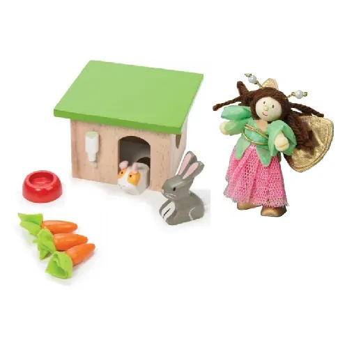 Bilde av best pris Le Toy Van - Dollhouse Pet Set, Bunny and Guinea and Budkin - Summerfairy - (LME045 - LBK761) - Leker