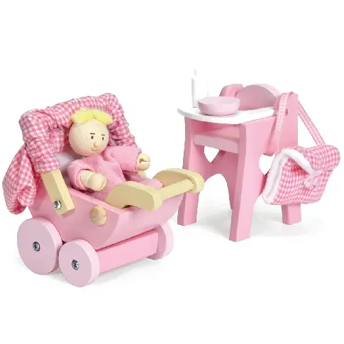 Bilde av best pris Le Toy Van - Nursery Set with Baby Doll (LME044) - Leker