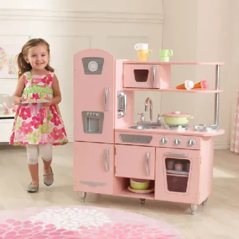 Bilde av best pris Lekekjøkken Pink Vintage Kidkraft Kjøkkener 53179 Kjøkken