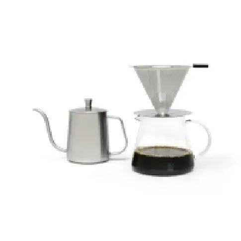 Bilde av best pris Leopold Vienna LV113012, Kaffemaskin for puter, 0,5 l, Sølv, Gjennomsiktig, Glass, Rustfritt stål, 265 mm, 235 mm Kjøkkenapparater - Kaffe - Stempelkanner