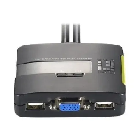 Bilde av best pris LevelOne KVM-0223 - KVM / lydsvitsj - 2 x KVM/lyd - stasjonær PC tilbehør - KVM og brytere - Switcher