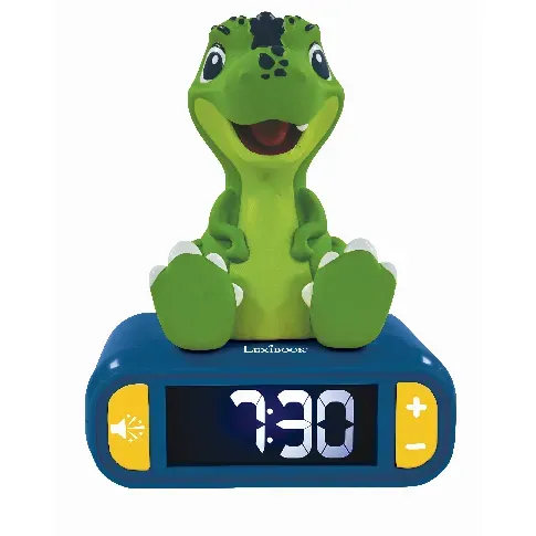 Bilde av best pris Lexibook - Dino - Digital 3D Alarm Clock (RL800DINO) - Leker