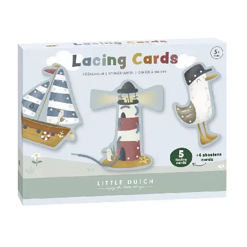 Bilde av best pris Little Dutch - Lacing Cards Sailors Bay - 120716 - Leker