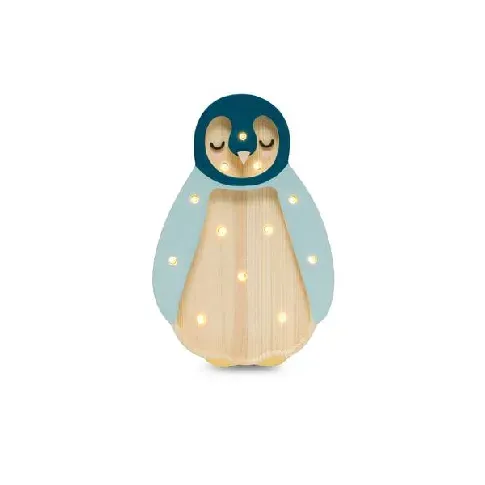 Bilde av best pris Little Lights Baby Pingvin Mini Lampe Teal - Tilbehør og interiør