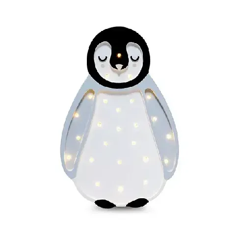 Bilde av best pris Little Lights Pingvin Lampe Lys Grå - Tilbehør og interiør