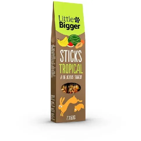Bilde av best pris Little&Bigger Tropisk Sticks Kanin - Kaningodteri