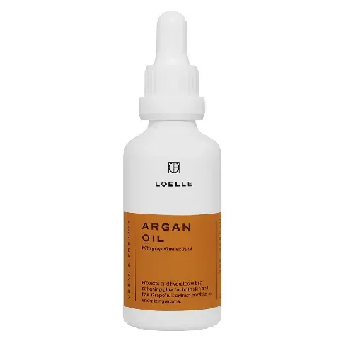 Bilde av best pris Loelle Organic Skincare Argan Oil With Grapefruit Extract 50ml Hårpleie - Behandling - Hårolje