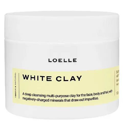 Bilde av best pris Loelle Organic Skincare Moroccan Clay White 150g Vegansk - Hudpleie