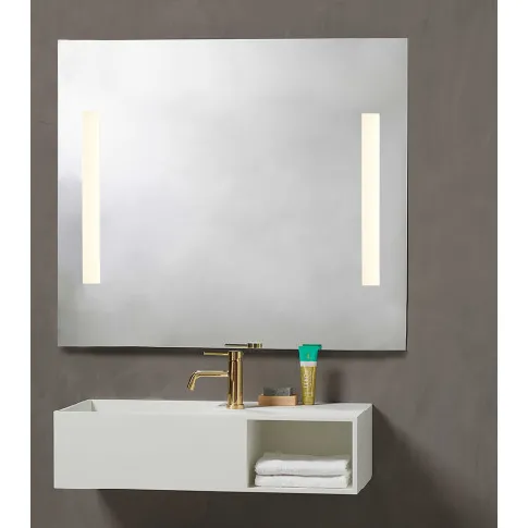 Bilde av best pris Loevschall Godhavn speil med lys, 100x85 cm Baderom > Innredningen