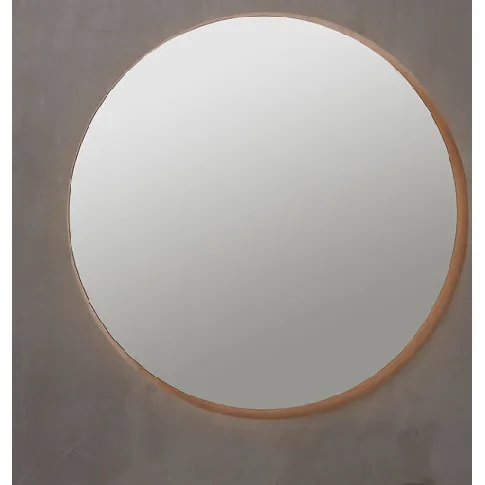 Bilde av best pris Loevschall Herning speil med lys, Ø80 cm Baderom > Innredningen
