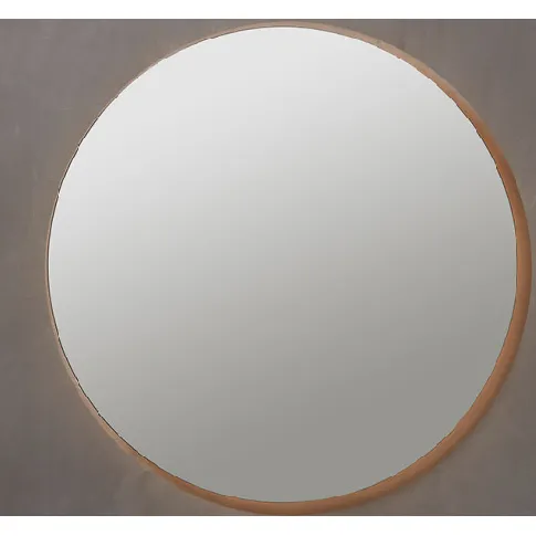 Bilde av best pris Loevschall Herning speil med lys, Ø90 cm Baderom > Innredningen