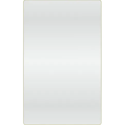 Bilde av best pris Loevschall Refine Square speil, 75x120 cm, børstet messing Baderom > Innredningen