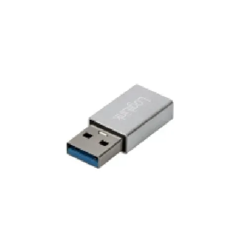 Bilde av best pris LogiLink AU0056, USB Type-C, USB 3.2 Gen 1 (3.1 Gen 1), Hunkjønn, Sølv, Hankjønn, Hunkjønn PC tilbehør - Kabler og adaptere - Adaptere