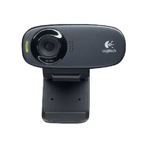 Bilde av best pris Logitech - C310 Webcam Black USB 2.0 - Datamaskiner