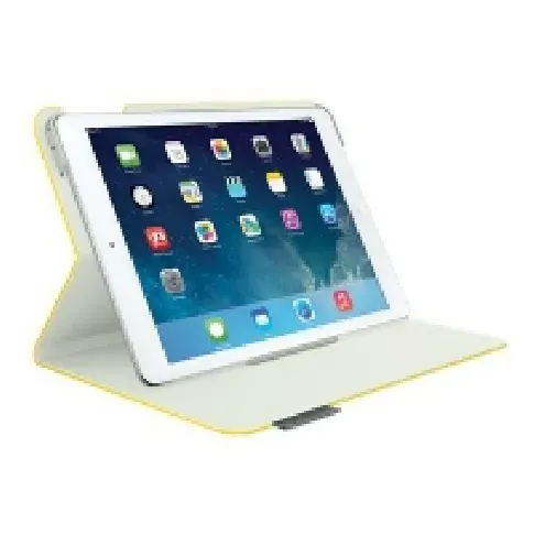 Bilde av best pris Logitech Folio Protective Case - Beskyttende kasse til nettbrett - solsikkegul - for Apple iPad Air (1. Generation) PC & Nettbrett - Nettbrett tilbehør - Deksel & vesker