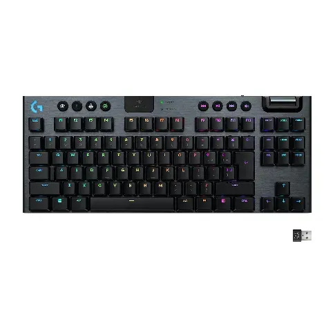 Bilde av best pris Logitech - G915 TKL Tactile Wireless RGB Mechanical Gaming Keyboard - Datamaskiner