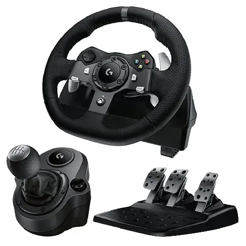 Bilde av best pris Logitech G920 Driving Force + Driving Force Shifter Bundle For PC&XB1 - Videospill og konsoller