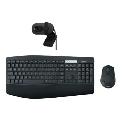 Bilde av best pris Logitech - MK850 Wireless Keyboard and Mouse Combo NORDIC + Brio 100 Full HD Webcam - Graphite - Datamaskiner