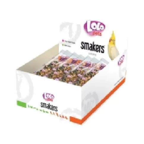 Bilde av best pris Lolo Pets Smakers box for cockatiel, frugt, 12 stk./box Kjæledyr - Fugl - Fuglfôr