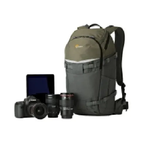Bilde av best pris Lowepro Flipside Trek BP 350 AW - Ryggsekk for digitalfotokamera med linser - grå, mørk grønn Foto og video - Vesker - Kompakt