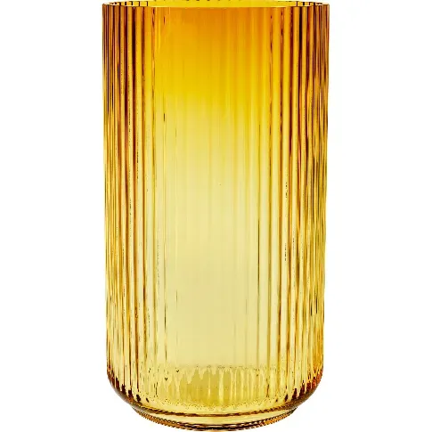 Bilde av best pris Lyngby Porcelæn Lyngbyvasen 38 cm, glass - amber Vase