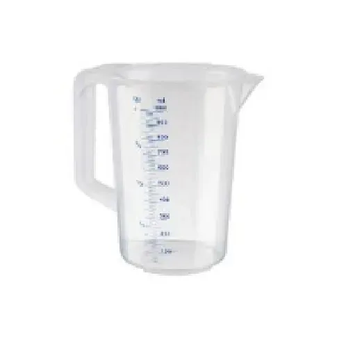 Bilde av best pris Målekande 1 liter med hank Ø120xH165 mm Polypropylen Kjøkkenutstyr - Kjøkkenredskaper - Målebeger