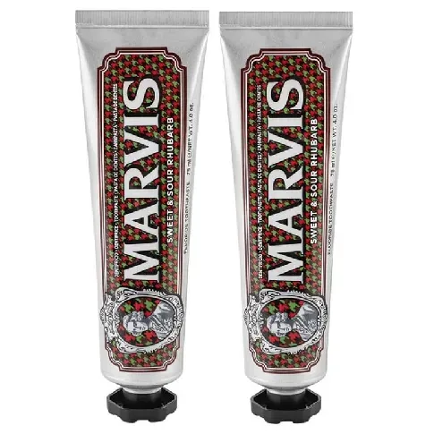 Bilde av best pris MARVIS - Toothpaste 2x75 ml- Sweet&Sour Rhubarb - Helse og personlig pleie
