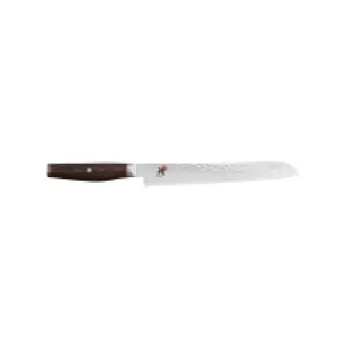 Bilde av best pris MIYABI brødkniv stål, 230 mm, sølv/brun, 42,5 x 7,6 x 2,9 cm Kjøkkenutstyr - Kniver og bryner - Brødkniver