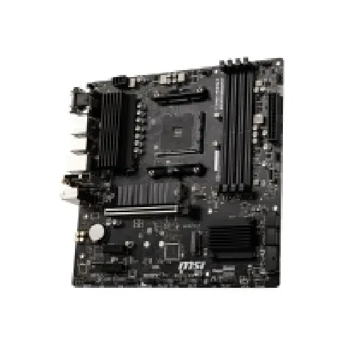 Bilde av best pris MSI B550M PRO-VDH WIFI - Hovedkort - mikro ATX - Socket AM4 - AMD B550 Chipset - USB-C Gen1, USB 3.2 Gen 1 - Bluetooth, Gigabit LAN, Wi-Fi - innbygd grafikk (CPU kreves) - HD-lyd (8-kanalers) PC-Komponenter - Hovedkort - AMD hovedkort