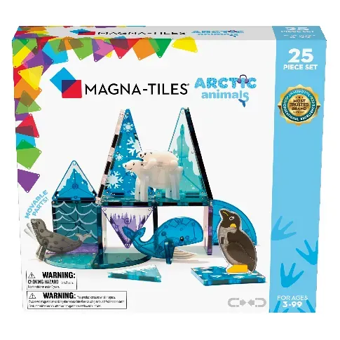 Bilde av best pris Magna-Tiles - Artic Animals 25 pcs set - (90221) - Leker