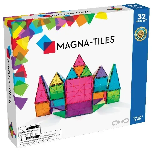 Bilde av best pris Magna-Tiles - Clear Colours 32 pcs - (90208) - Leker