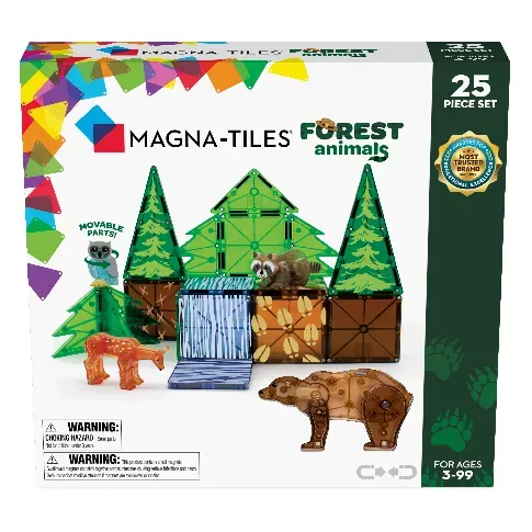 Bilde av best pris Magna-Tiles - Forest Animals 25 pcs set - (90224) - Leker