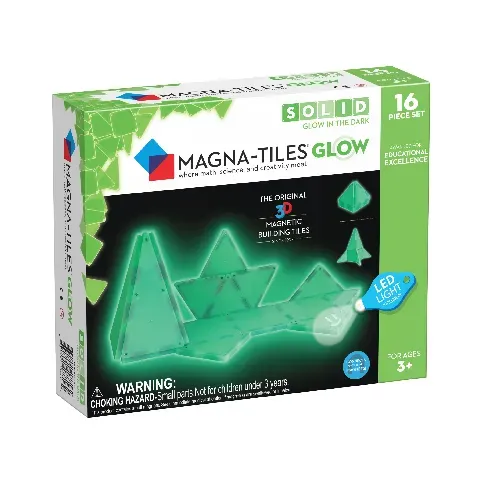 Bilde av best pris Magna-Tiles - Glow 16 pcs expansion set - (90215) - Leker