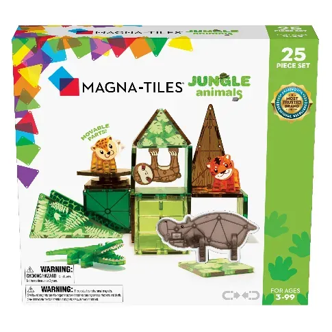 Bilde av best pris Magna-Tiles - Jungle Animals 25 pcs set - (90222) - Leker