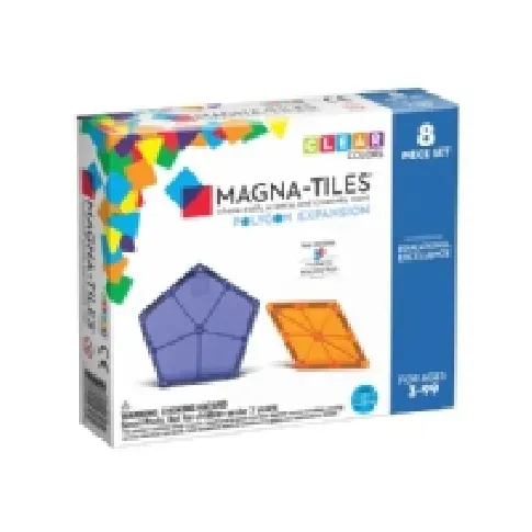 Bilde av best pris Magna-Tiles Polygons 8 pcs expansion set Leker - Byggeleker - Magnetisk konstruksjon